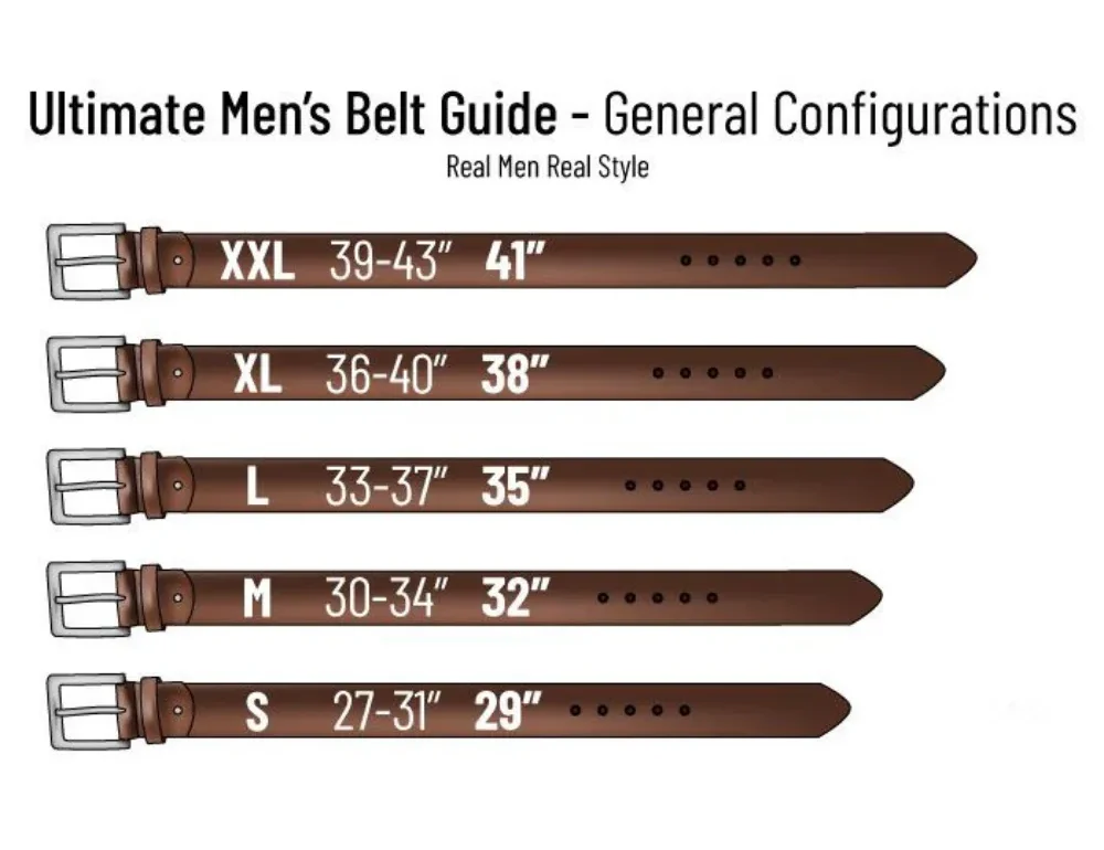 Belt Size Chart: Your Complete Guide to Finding the Perfect Fit
