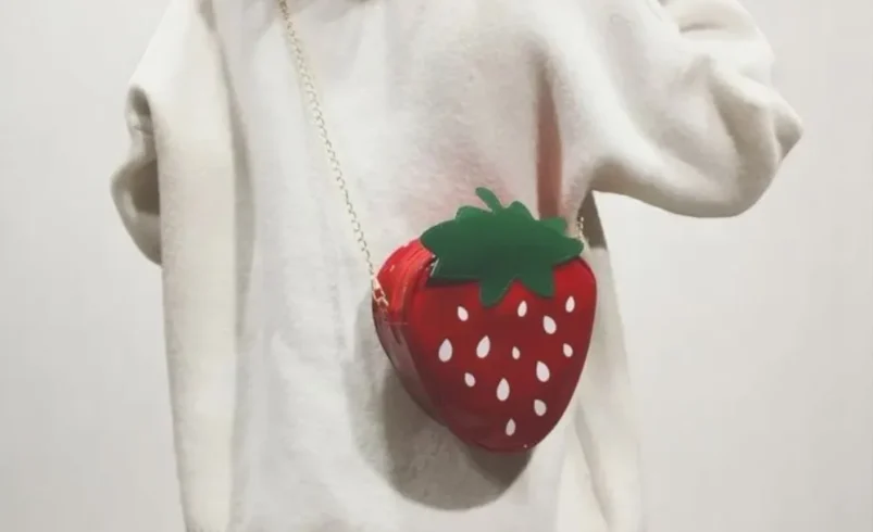 strawberry purse